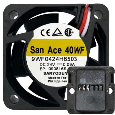 Imagem de Cooler 9WF0424H6503 24V 0.09A 2.16W 3L 6P 40X40X20 Original - Sanyo De