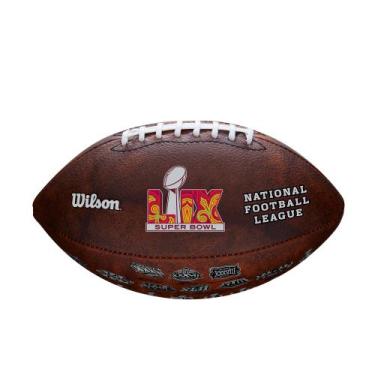 Imagem de Bola de Futebol Americano Wilson NFL Super Bowl LIX Thowback