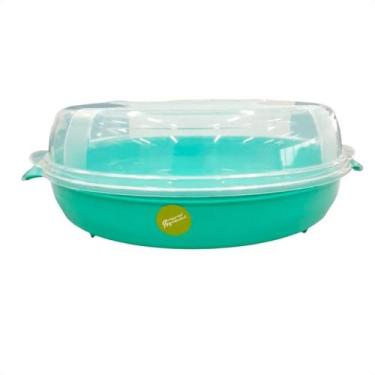 Imagem de Organizador Redondo Tampa Alta 2,5 L Verde - Top Line
