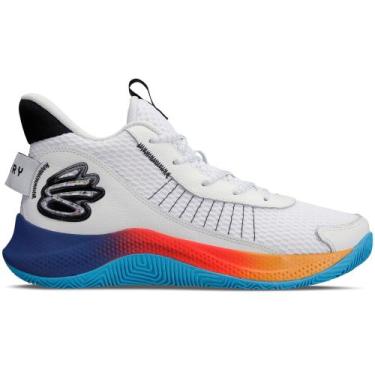 Imagem de Tênis de Basquete Masculino Under Armour Curry 3Z7, Branco, 39