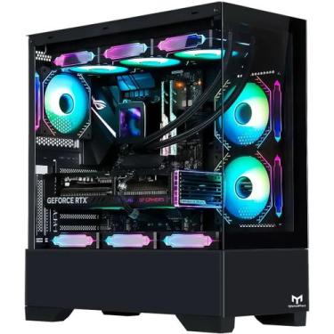 Imagem de Gabinete micro ATX Gamer Stellar Pro MetalRed M9 Sem Fans - Preto