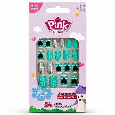 Imagem de Unhas Autoadesivas Infantil Pink By Kiss Cor 2 Fpbg02 - KISS NEW YORK