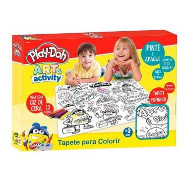 Imagem de F0054-4 play doh tapete para colorir c/ giz de cera - Fun