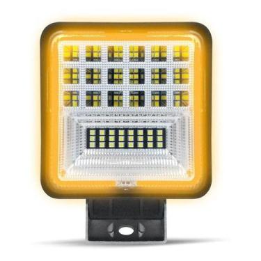 Imagem de Farol milha quadrado led branco com seta lt2502 rayx - Ray-X