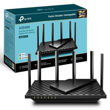 Imagem de Roteador TPLink Archer AX73 AX5400 WiFi 6 5378Mbps Dual Band 6 Antenas