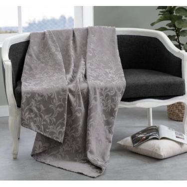 Imagem de Manta para Sofá Jacquard Savage Floryl 1,35x1,50m Branyl