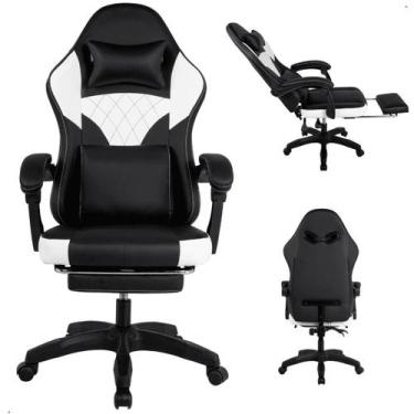 Imagem de Cadeira Gamer Ergonômica Com Estofado Couro Para Escritório - - DARO, 