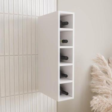 Imagem de Nicho para Adega 15cm Ipanema CabeCasa MadeiraOriginals Branco - CabeC