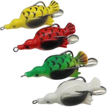Imagem de Patinho Isca Artificial Anti Enrosco Pato Frog - kit c/ 4 un - Cmik, 4