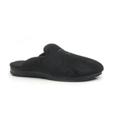 Imagem de Pantufa Masculina Pegada Macia E Conforto Inverno, Preto, 37