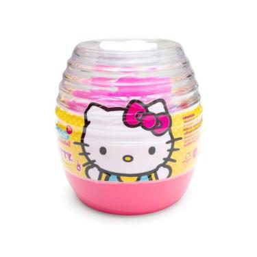 Imagem de Massinha de Modelar Boneca Surpresa Hello Kitty Pote 300g 20 Cores,Mol