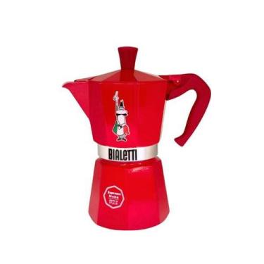 Imagem de Cafeteira Moka Express Omino Vermelha - 6 Xícaras  Bialetti