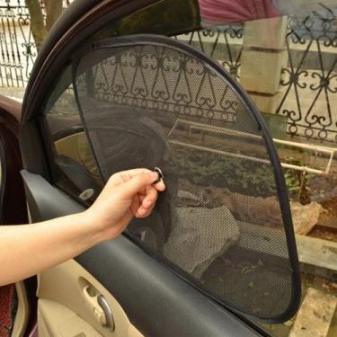 Imagem de 2 Unidades Tela Protetora Solar Carros Passeio Utilitários Janelas Lat