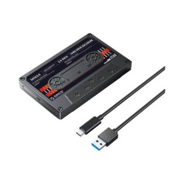 Imagem de Case/Gaveta Externa ORICO Tipo-C Para HD SATA De 2.5 Polegadas Com USB