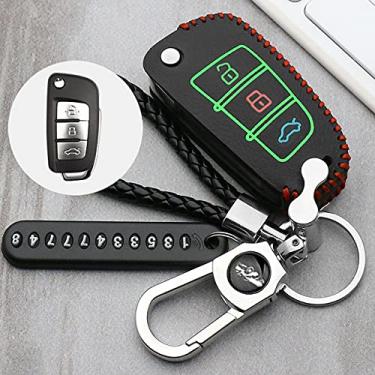 Imagem de YJADHU Capa da chave do carro, adequada para Geely Atlas SUV Boyue borui Coolray Emgrand NL3 EX7 X7 EC7 GX7 EC715 RV EC718 GT GE SC6 GC9, E, luminoso