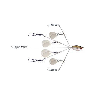 Imagem de Yum Lures Equipamento de iscas Yumbrella Flash Mob Junior ultraleve Colorado Blade Multi-Lure, tamanho único
