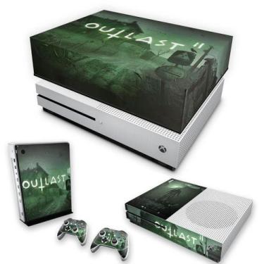 Imagem de Capa Anti Poeira E Skin Compatível Xbox One S Slim - Outlast 2 - Pop A