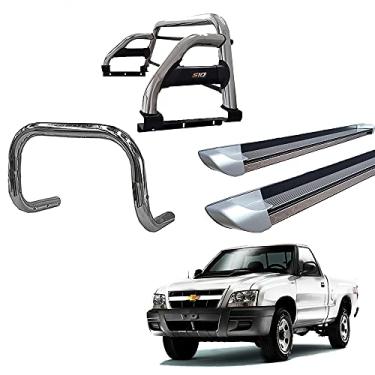 Imagem de Kit Quebra Mato+Santo Ant H2+Estribo PERS S10 94/11 Cromo CS