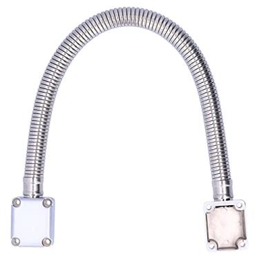 Imagem de Protetor de arame para porta, protetor de cabo de acesso, amplas aplicações, alça de porta de aço inoxidável com cabeça de metal para