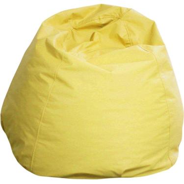 Imagem de Puff Infantil Cheio Em Napa Angus - 80 X 60 Cm Amarelo