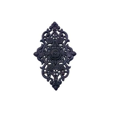 Imagem de Florão Grande Ornamento em Ferro Fundido Decoração 57x38cm