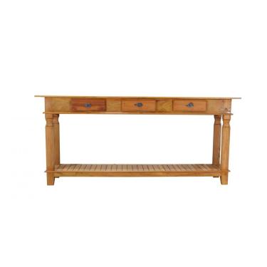 Imagem de Aparador Classic Ripado 2m Para Decoração - Peroba Rosa