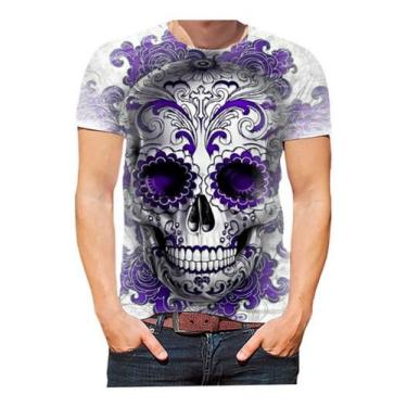 Imagem de Camisa Camiseta Catrina Caveira Mexicana Tatuagem Hd 08 - Estilo Krake
