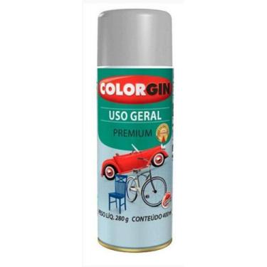 Imagem de Spray Uso Geral Prata Real - Metálico 400ml - 57061 - Colorgin - Color