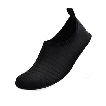 Imagem de Legou Sapatos de natação de sola fina de verão com pés descalços, sapatos de rastreamento de rio Preto 38