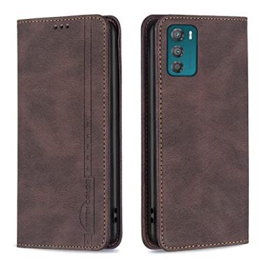 Imagem de For Motorola Moto G42 4G Magnetic RFID Blocking Anti-Theft Leather Phone Case
