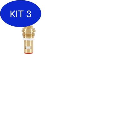 Imagem de Kit 3 Reparo Para Registro De Pressão Deca 1-4 Volta Fecha