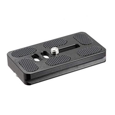 Imagem de Fotasy Placa Arca Swiss de 70 mm, placa QR de 70 mm, placa de liberação rápida, placa tipo Arca, placa de liberação rápida de tripé serve para braçadeira padrão universal Arca-Swiss para lente de câmera DSLR, tripé e cabeça esférica