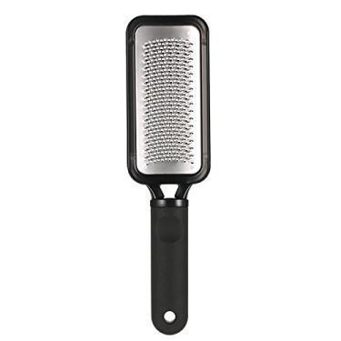 Imagem de Qudai Grande Pé Rasp Callous Remover Pé Pedicure Arquivo pele dura Retirar aço inoxidável Pé Grinding Ferramenta Preto BD