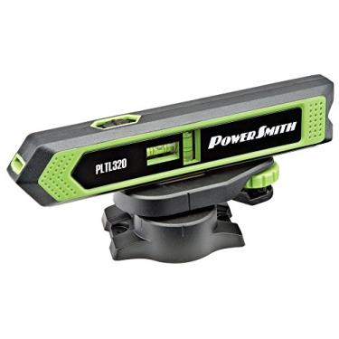 Imagem de Nível e Ponteiro Torpedo Laser PowerSmith PLTL320 com Parte Traseira Magnética, Base de Montagem, Rotação de 360° e Baterias