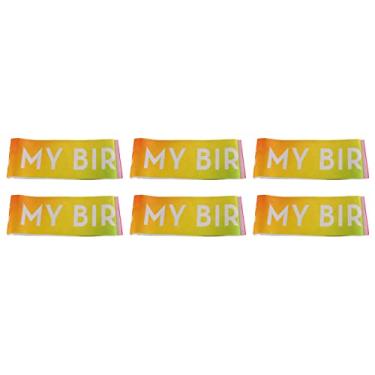 Imagem de Pssopp 6pcs faixa de aniversário infantil colorida, reutilizável, macio, confortável, faixa de aniversário de cetim colorido, presente de aniversário das crianças, acessórios da festa de aniversário para decorações de aniversário