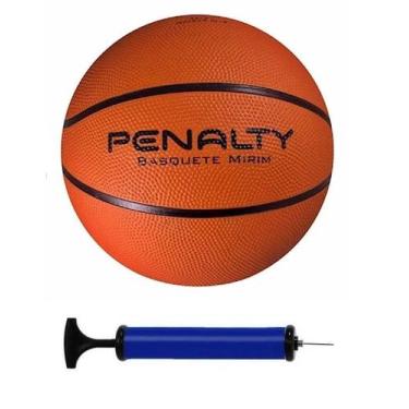 Imagem de Bola Basquete Penalty Playoff Mirim + Bomba De Ar