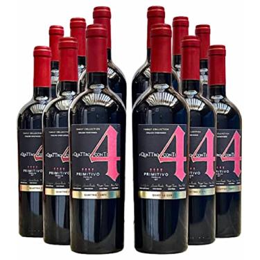 Imagem de Vinho 4 Conti PrImitivo Puglia | Kit com 12 Garrafas | Oferta