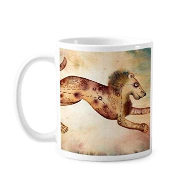 Imagem de Julho August Leão Constelação Zodíaco Caneca Cerâmica Café Porcelana
