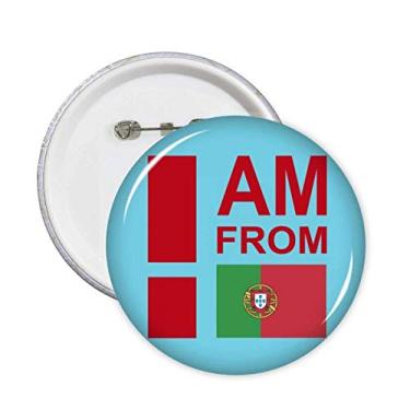 Imagem de I Am from Portugal Art Deco Gift Fashion Pins Emblema Emblema Acessório Decoração 5 peças