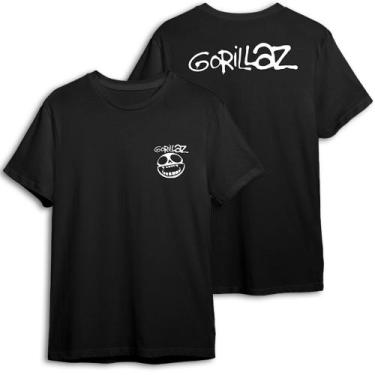 Imagem de Camiseta T-Shirt Gorillaz Banda - Aeshtetic 100% Algodão Unissex - Mas