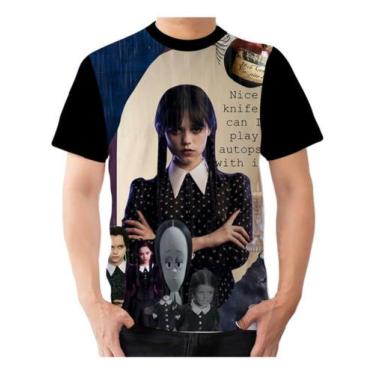 Imagem de Camisa Camiseta Wandinha Família Addams Filme - Estilo Vizu