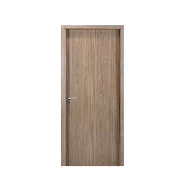 Imagem de Kit Porta de Madeira Lisa 215x74cm com Batente de Mdf Ultra 7cm Melamínico Mgm Carvalho Alpha