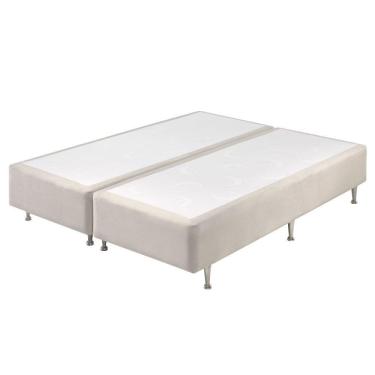 Imagem de Sommier King Size Veludine 193x203x37cm - Perolado
