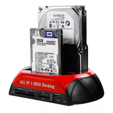 Imagem de Hard Drive Disk Docking Station 2.5 3.5 Sata Hdd Ssd Ide 2x1