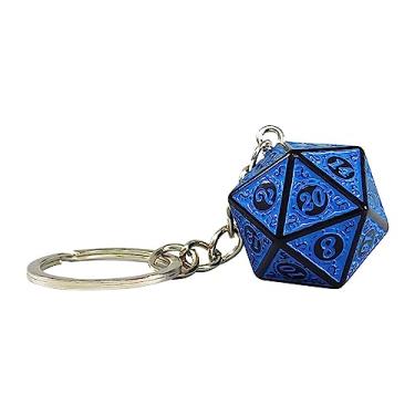 Imagem de Chaveiro Dado D20 Runas - RPG (Azul)