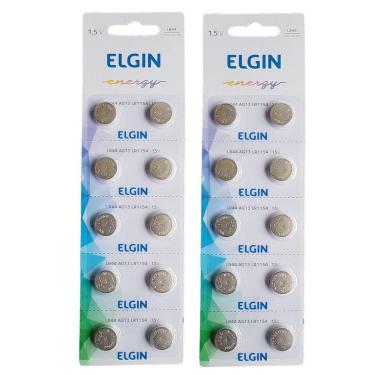 Imagem de Bateria Lr44 Elgin C/20 Unidades A76 Ag13
