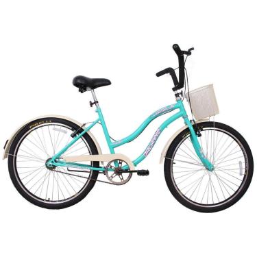 Imagem de Bicicleta Retro Vintage Aro 26 Feminina Beach Azul Turquesa-Masculino