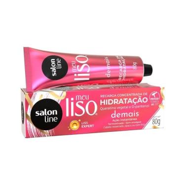 Imagem de Salon Line, Recarga Concentrada de Hidratação, Meu Liso, Demais, Vegano - Para Cabelos Lisos, 80 g