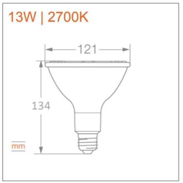 Imagem de Lampada Led Par38 13W 2700K 1400Lm Biv G4 - Osram