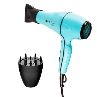 Imagem de Kit Taiff - Secador Profissional Style Azul 2000W Tiffany 220V + Difusor De Ar Smart